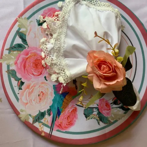 Porta Guardanapo Rosa G
