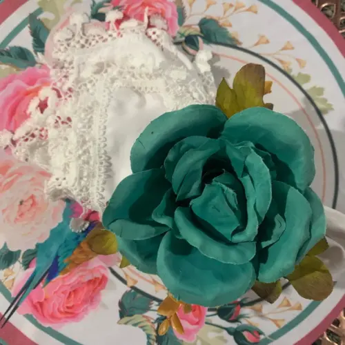 Porta Guardanapo Rosa G azul