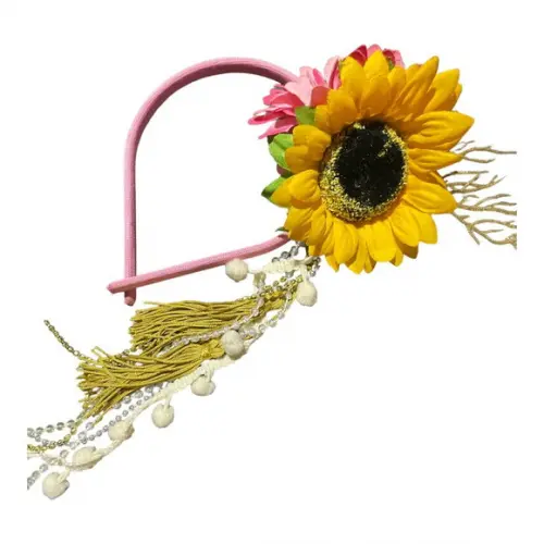 Tiara Carnaval Girasol Amarelo
