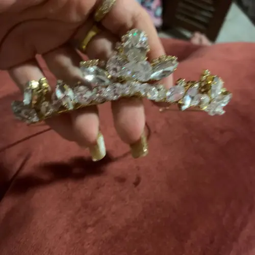 Tiara Coroa Zircônias e Cristais