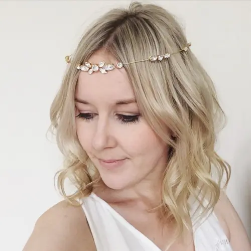 Tiara Cristais Navete