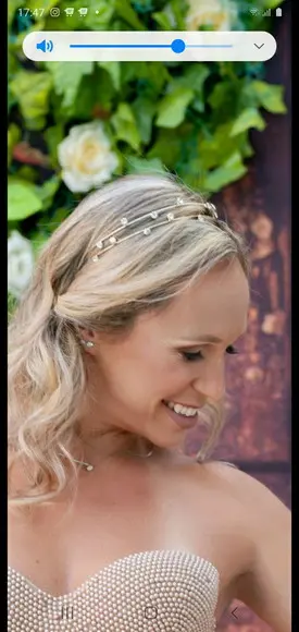 Tiara Dupla strass