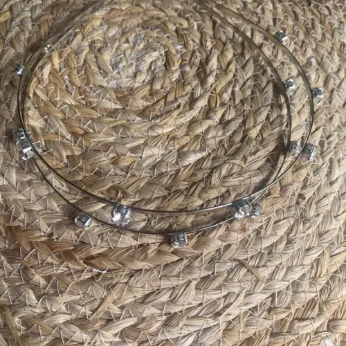 Tiara Dupla strass