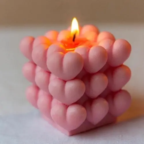 Vela Buble Coração Grande