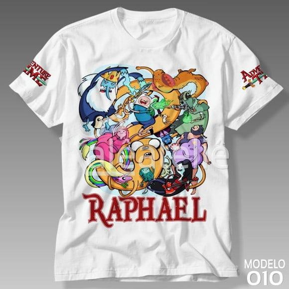 Camiseta Adventure Time Hora de Aventura Personalizada