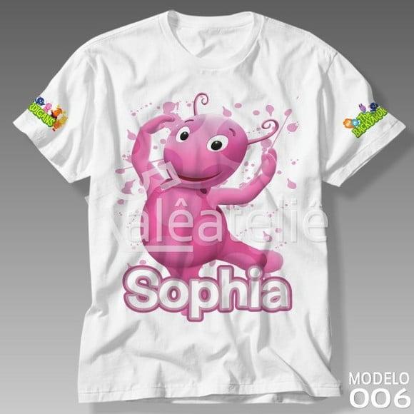 Camiseta Backyardigans Uniqua Personalizada