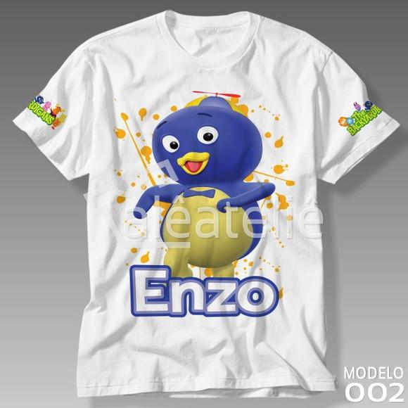 Camiseta Backyardigans Pablo Infantil Personalizada