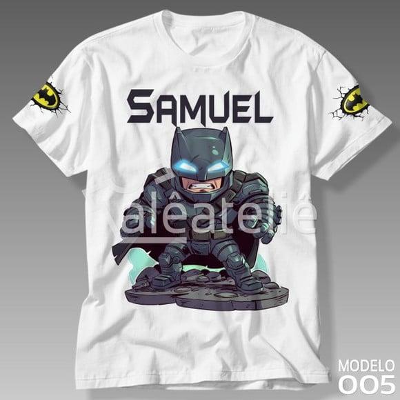 Camiseta Batman Personalizada Infantil Adulto