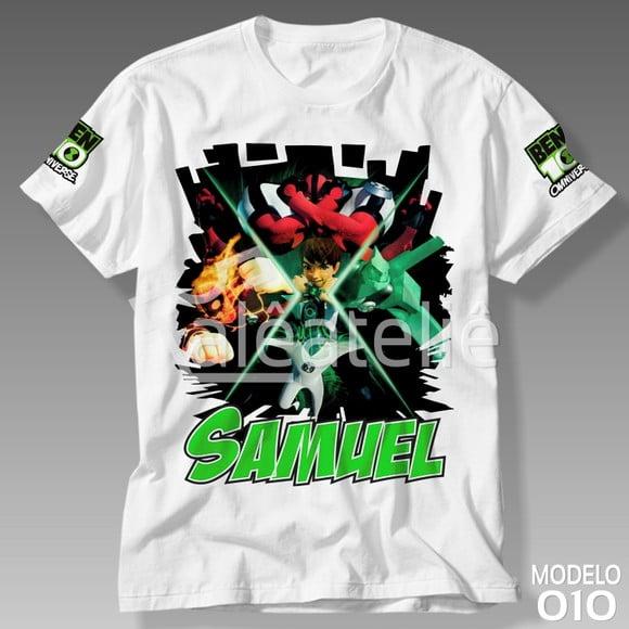 Camiseta Ben 10 Infantil Omnitrix Camisa Blusa Personalizada