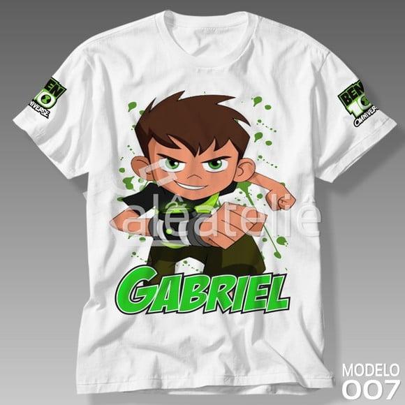 Camiseta Ben 10 Reboot Infantil Personalizada Ben10