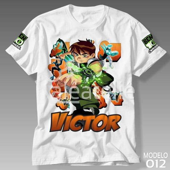 Camiseta Ben 10 Omnitrix Turma Camisa Blusa Personalizada