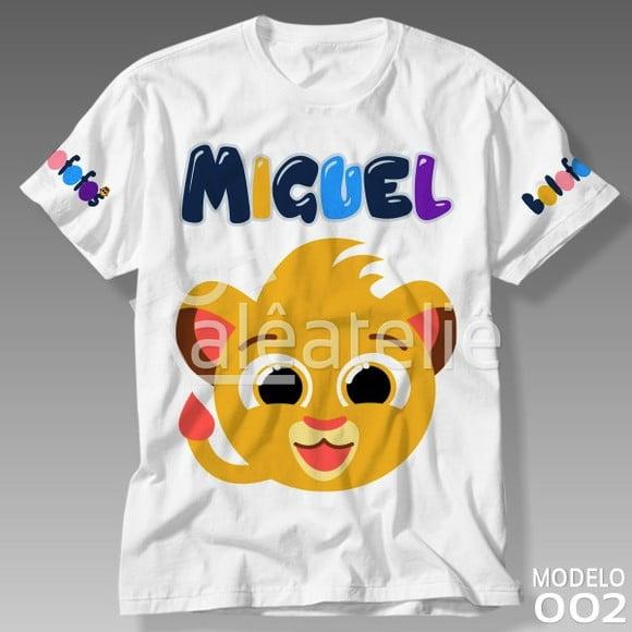 Camiseta Bolofofos Pow Polvinho Infantil Adulto Unissex