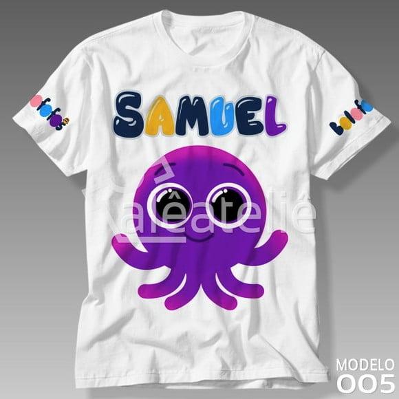 Camiseta Bolofofos Pow Polvinho Infantil Adulto Unissex