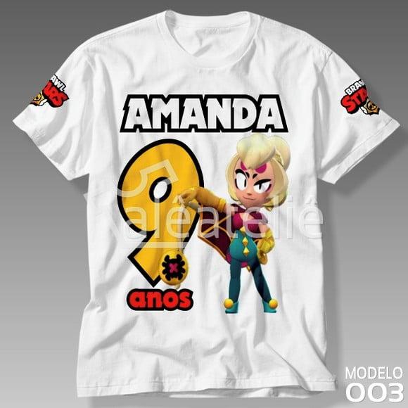 Camiseta Brawl Stars Charlie Personalizada Jogo Game