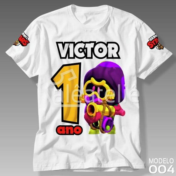 Camiseta Brawl Stars Cornelius Personalizada Infantil Adulto