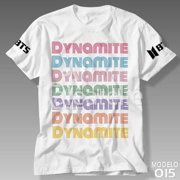 Camiseta Bts Dynamite Kpop Suga Jin Jhope Jungkook Jimin Rm