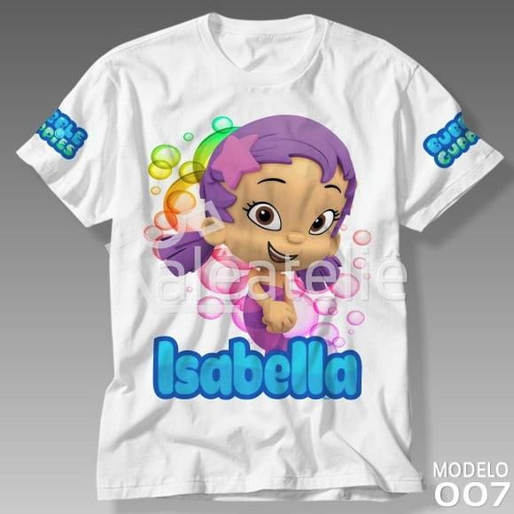 Camiseta Bubble Guppies Oona Personalizada
