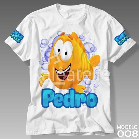 Camiseta Bubble Guppies Sr Garoupa Personalizada