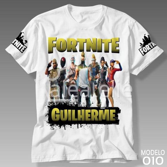 Camiseta Camisa Game Fortnite Battle Royale Personalizada