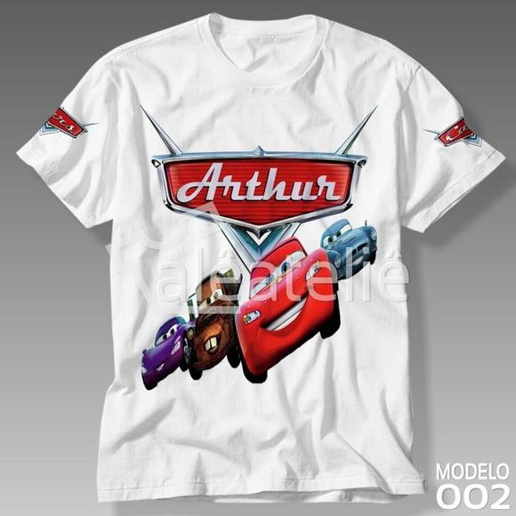 Camiseta Carros Disney 2 Corrida Blusa Personalizada