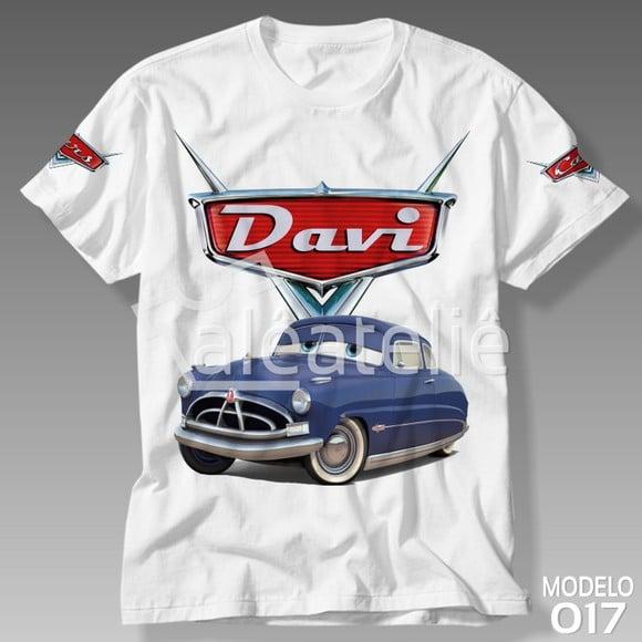 Camiseta Carros Disney Doc Hudson Hornet Blusa Personalizada