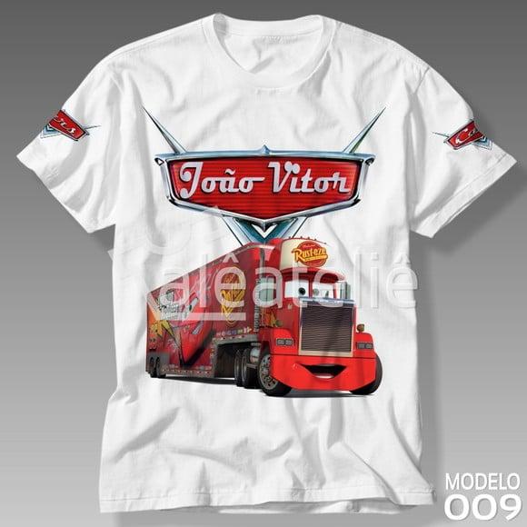 Camiseta Carros Disney Caminhão Mack Blusa Personalizada