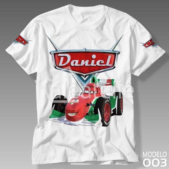 Camiseta Carros Disney Francesco Blusa Personalizada