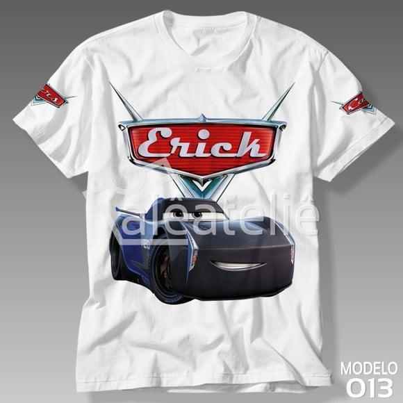 Camiseta Carros Disney Jackson Storm Blusa Personalizada