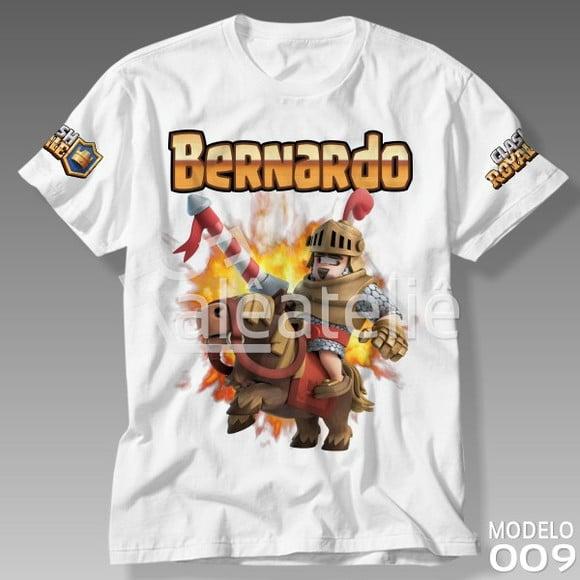 Camiseta Clash Royale Infantil Adulto Personalizada