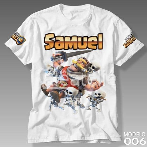 Camiseta Clash Royale T-shirt Unissex Personalizada
