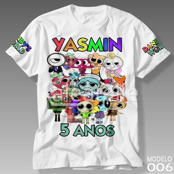 Camiseta Dandy's World Festa Aniversário Personalizada