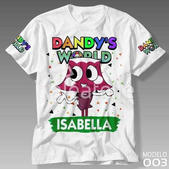 Camiseta Dandy's World Brightney Personalizada Unissex