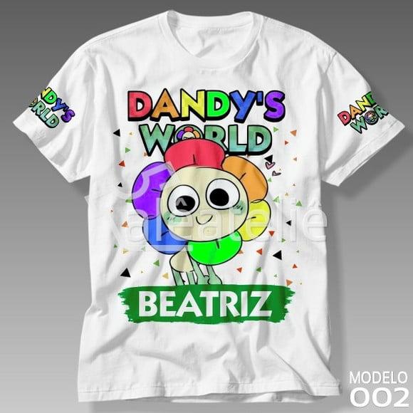 Camiseta Dandy's World Dandy Infantil Adulto Personalizada