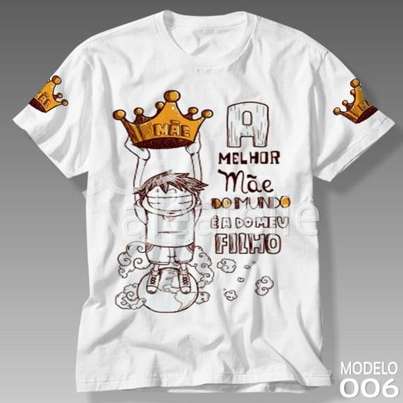 Camiseta Dia das Mães Melhor Mae