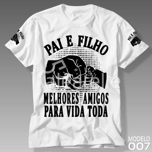 Camiseta Dia Dos Pais Papai E Filho