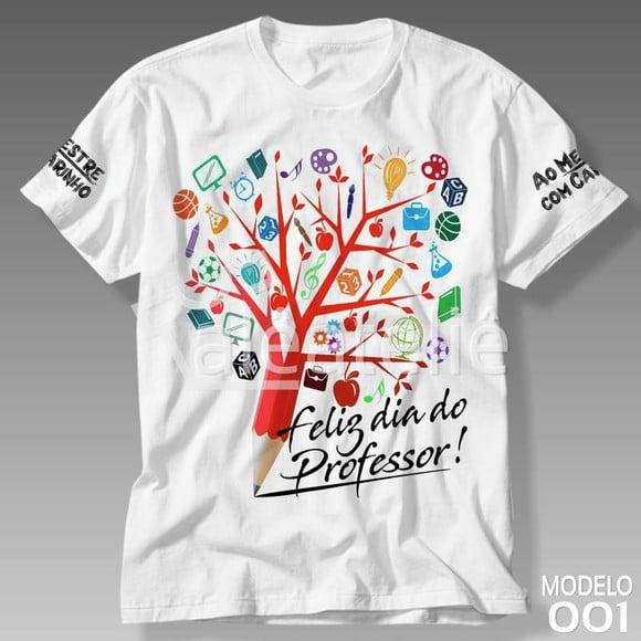 Camiseta Dia dos Professores Pedagogia Personalizada