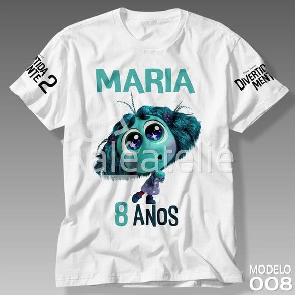 Camiseta Divertida Mente 2 Inveja Filme Personalizada