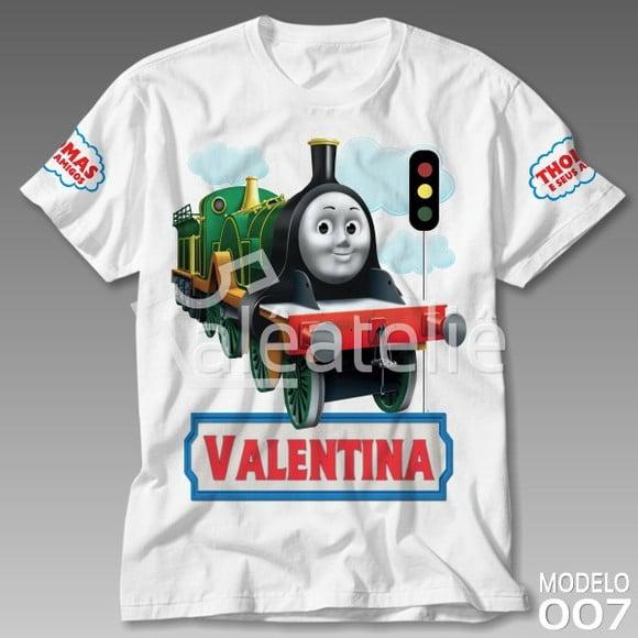 Camiseta Emily Thomas Amigos Infantil Adulto Personalizada
