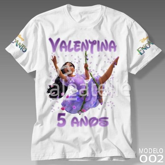Camiseta Encanto Disney Mirabel Festa Personalizada