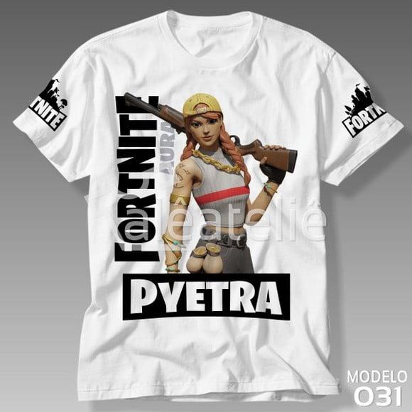 Camiseta Fortnite Aura Skin Battle Royale Personalizada