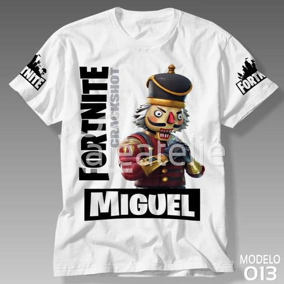 Camiseta Fortnite Crackshot Skin Battle Royale Personalizada
