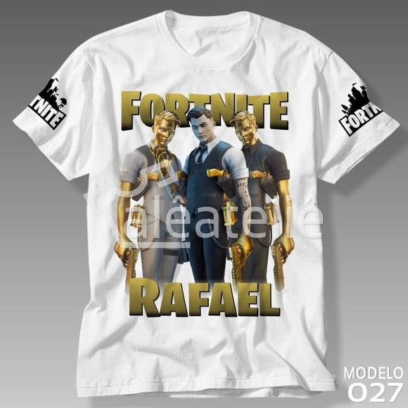 Camiseta Fortnite Midas Skin Battle Royale Personalizada