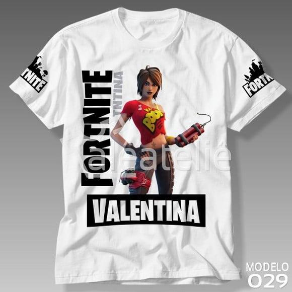 Camiseta Fortnite Tntina Skin Battle Royale Personalizada