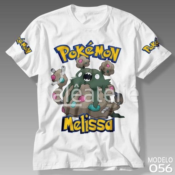 Camiseta Garbodor Pokemon Infantil Adulo Personalizada