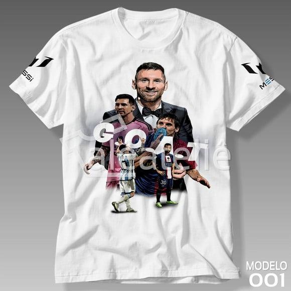 Camiseta Goat Lionel Messi Futebol Infantil Adulto