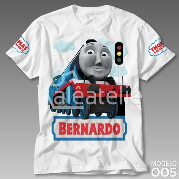 Camiseta Gordon Thomas Amigos Infantil Adulto Personalizada