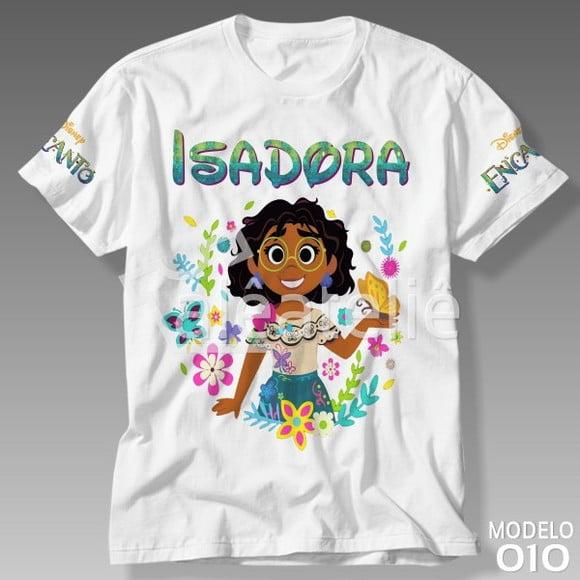 Camiseta Isabela Encanto Disney Festa Infantil Personalizada
