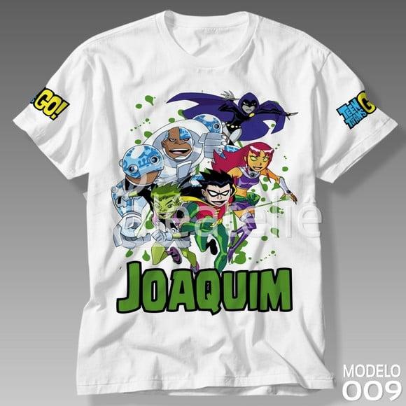 Camiseta Jovens Titans Personalizada Teen Titans Go