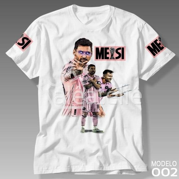 Camiseta Lionel Messi Futebol Infantil Adulto