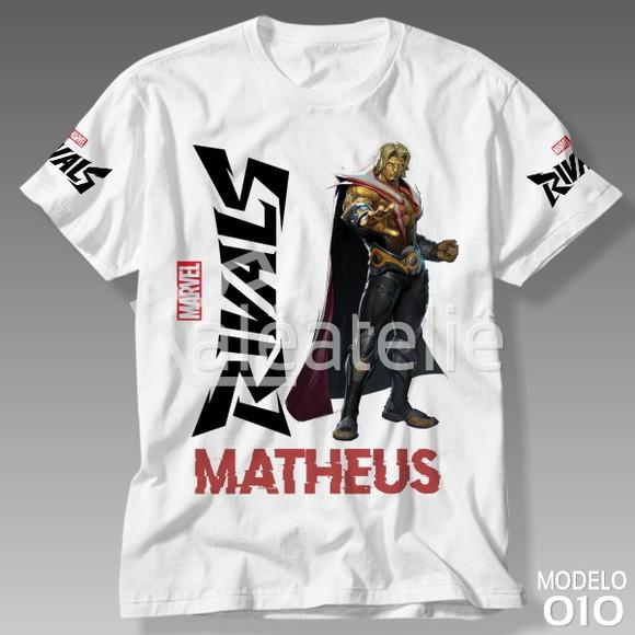 Camiseta Marvel Rivals Adam Warlock Infantil Adulto